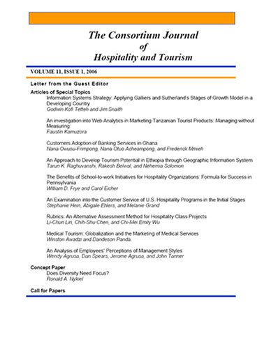 Consortium Journal of Hospitality & Tourism Management