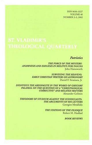 St Vladimirs Theological Quarterly