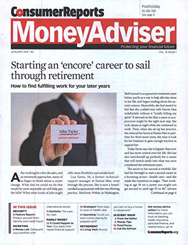 Consumer Reports Money Adviser (1-year auto-renewal)