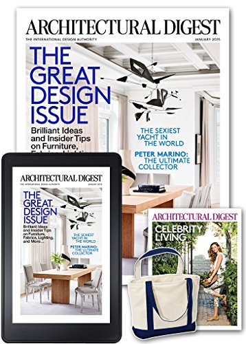 Architectural Digest All Access + Free Tote Bag & Celebrity Living Issue