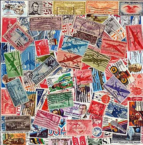 U.S. Airmail Stamps Collection – 80 Different Stamps