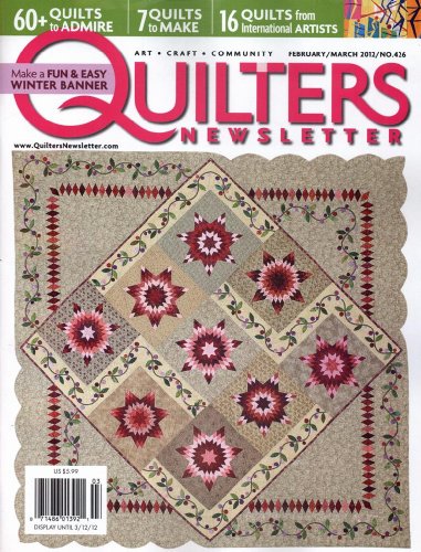 Quilter’s Newsletter Magazine (1-year auto-renewal)
